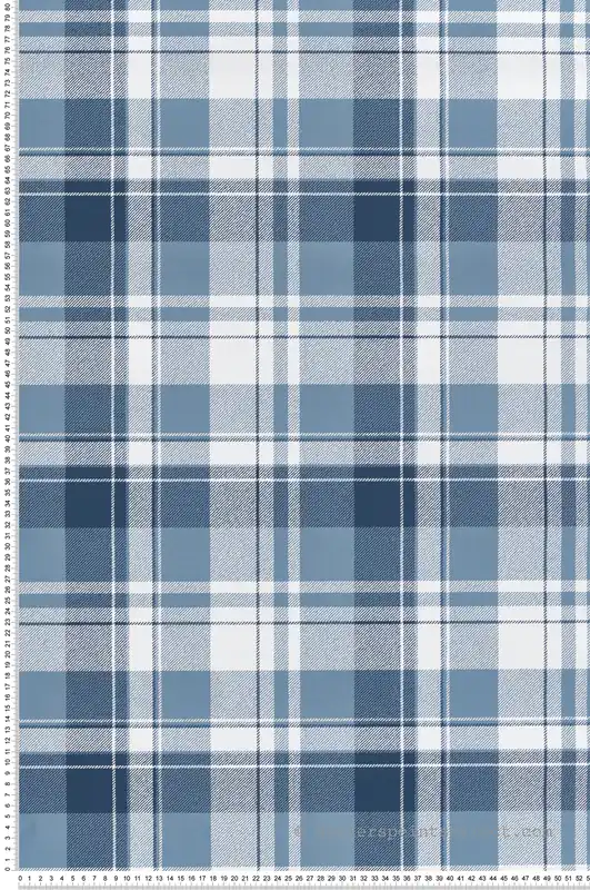 Super Prix Papier peint Carreaux Tartan bleu marine - Garden Party 2 de Montecolino Réf. MC-8387