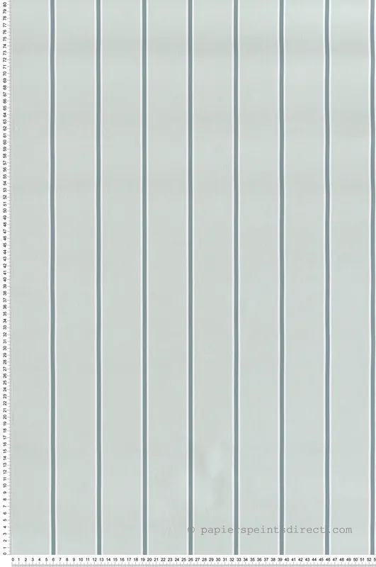 Top Vente Papier peint Rayure Matelas vert d‘eau bleu - Garden Party 2 de Montecolino Réf. MC-8383
