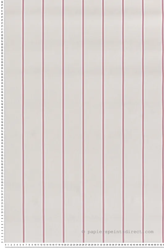 Papier peint Rayure Matelas rose beige - Garden Party 2 de Montecolino Réf. MC-8381 Marque