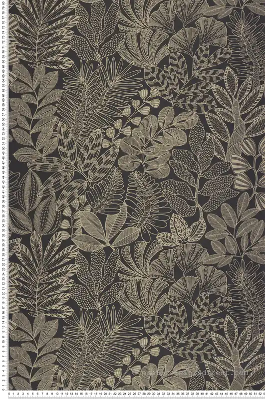 Haute Qualité Papier peint Golden Jungle noir doré - Moonlight 3 de Casélio Réf. MNL3107169265