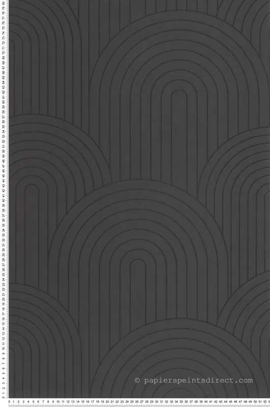 Vente Flash Papier peint Arches Curved Line noir - Moonlight 3 de Casélio Réf. MNL3107119982