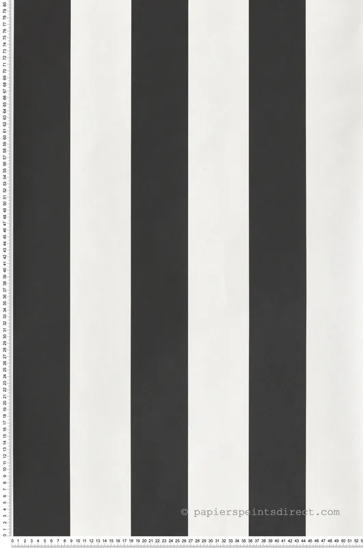 Nouveauté Papier peint Rayure Wide Lines noir et blanc - Moonlight 3 de Casélio Réf. MNL3104029290