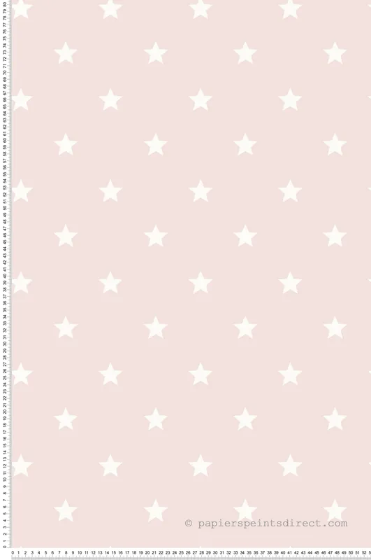 Marque Papier peint Étoile Uniforme rose - Imagine de Lutèce Réf. LTC-DL27582