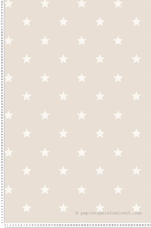 Papier peint Étoile Uniforme beige - Imagine de Lutèce Réf. LTC-DL27581 Commander Maintenant