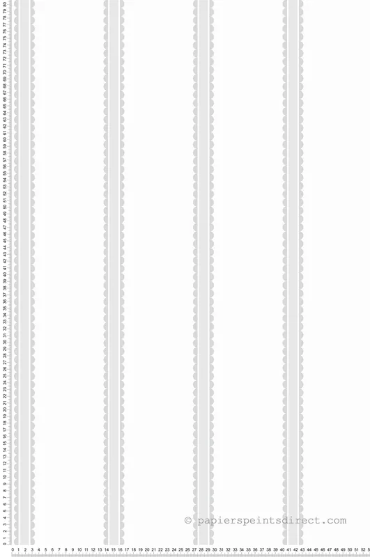 Papier peint Rayures Arrondi Enfant gris - Imagine de Lutèce Réf. LTC-DL27577 Certifié