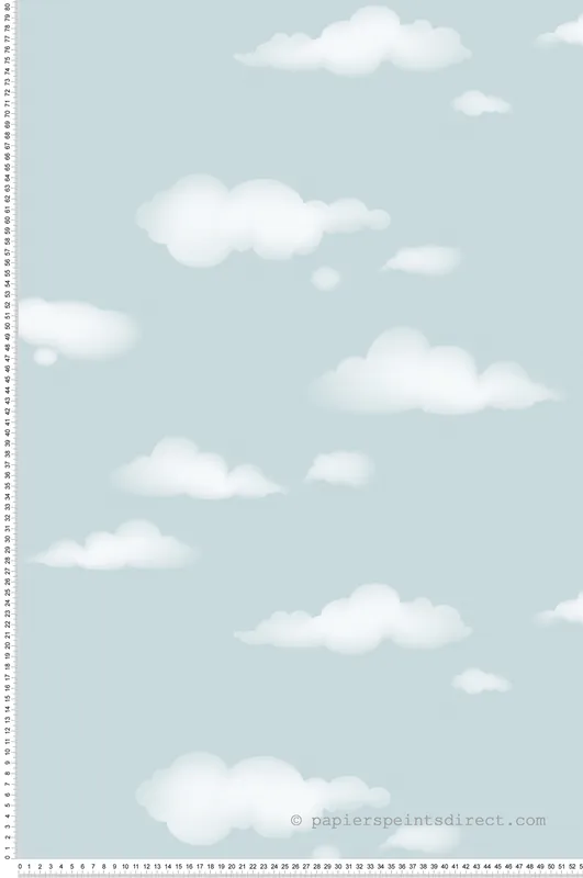 Papier peint Nuage Ciel bleu - Imagine de Lutèce Réf. LTC-DL27568 Seulement Aujourd'hui