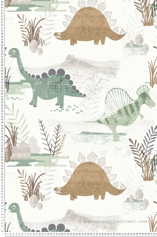 Commande En Gros Papier peint Dinosaure Enfant vert - Imagine de Lutèce Réf. LTC-DL27544