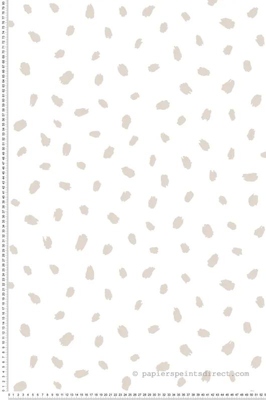 Authentique Papier peint Tâche Animaux grège - Imagine de Lutèce Réf. LTC-DL27543