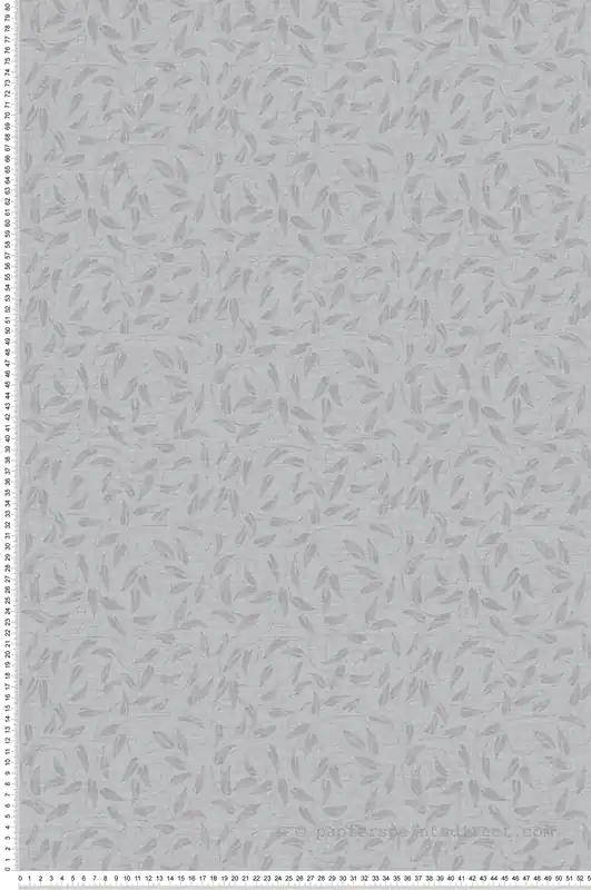 Papier peint Guirlande Feuille Liberty gris souris - The Wall Llewelyn-Bowen de Lutèce Réf. LTC-LB25164 Achat Immédiat