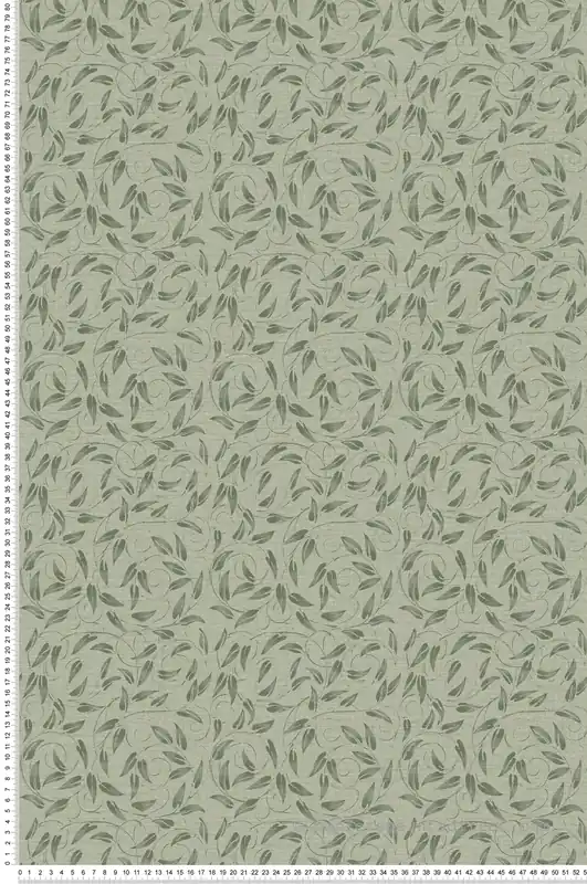 Nouvelle Collection Papier peint Guirlande Feuille Liberty vert - The Wall Llewelyn-Bowen de Lutèce Réf. LTC-LB25157