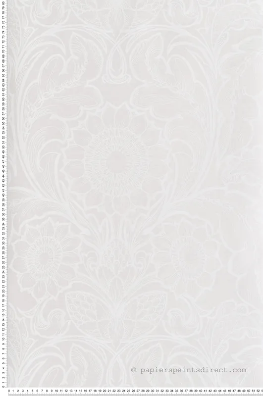 Papier peint Médaillon Tournesol Vintage écru - The Wall Llewelyn-Bowen de Lutèce Réf. LTC-LB25150 Quantité Limitée
