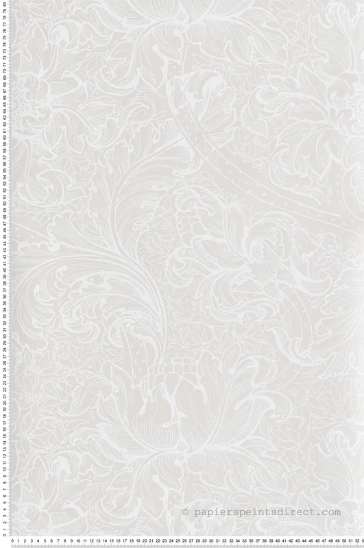 Papier peint Fleur Renaissance Baroque beige - The Wall Llewelyn-Bowen de Lutèce Réf. LTC-LB25143 Commander Vite