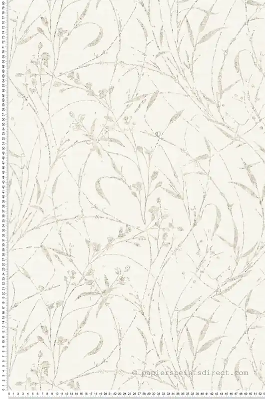 Must-Have Papier peint Botanique Feuillage anthracite beige irisé - Metropolitan Stories 5 Vibes & Styles d‘A.S. Création Réf. AS-790041