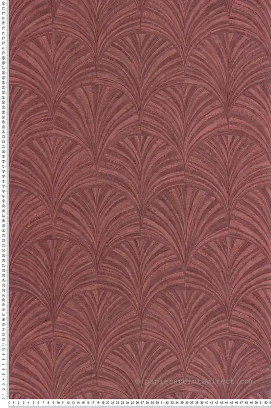 Achat Immédiat Papier peint Art Déco Vibration grenade - Symphony de Casélio Réf. SYM107038841