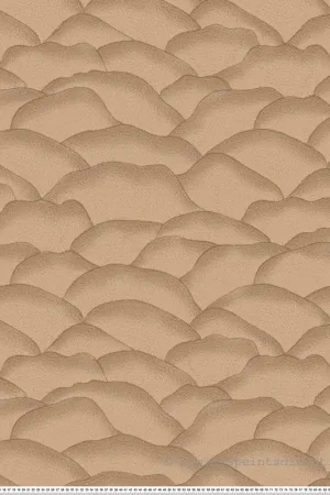 Papier peint Vagues Douces Ondula mordoré - Broderies de Casamance Réf. CAS-76971426 Haute Qualité