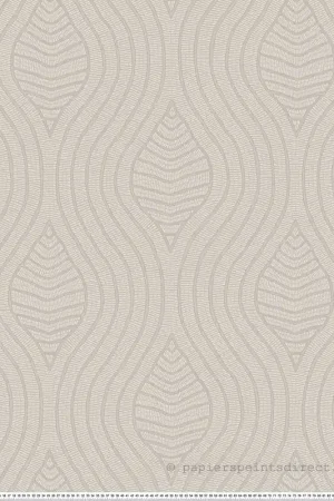 Papier peint Feuille Brodelia craie - Broderies de Casamance Réf. CAS-76993466 Achetez Aujourd'hui