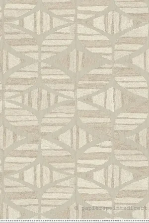 Papier peint Géométrie Tressée Filandra opaline - Broderies de Casamance Réf. CAS-76982242 Prix Bas