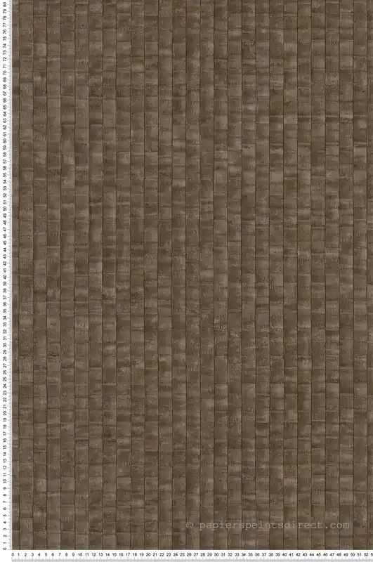 Jusqu'à Épuisement Des Stocks Papier peint Bambou Reliure marron - Jardin d‘Eden de Lutèce Réf. LTC-51251018