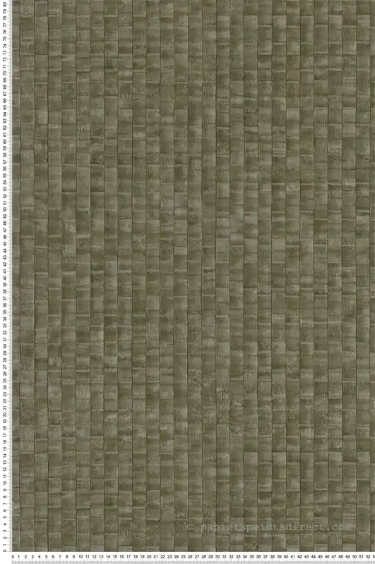 Papier peint Bambou Reliure vert kaki - Jardin d‘Eden de Lutèce Réf. LTC-51251004 Nouveauté