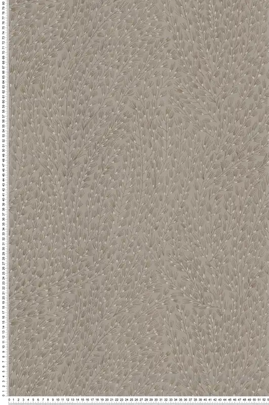 Remise Papier peint Semis Feuillage ficelle - Soline de Lutèce Réf. LTC-51250628