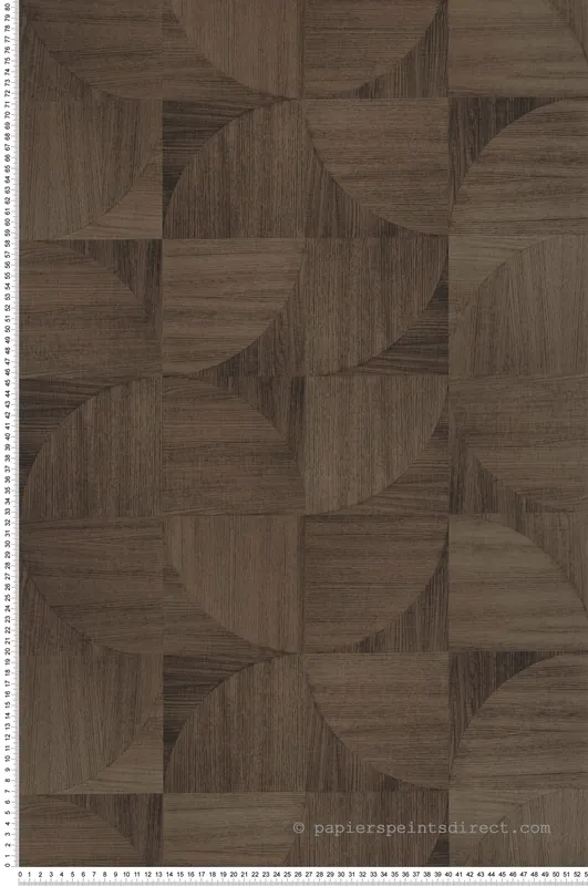 Commander Vite Papier peint Patchwork Bois Structura marron - Woodline de Casélio Réf. WOD106822002