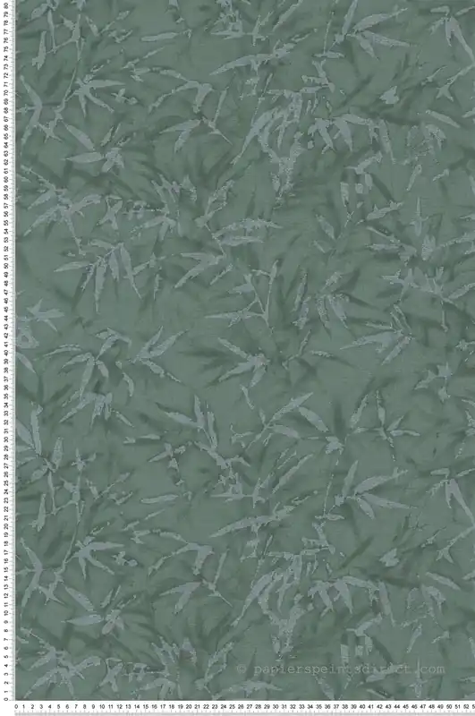 Meilleur Prix Papier peint Feuillage Bambou vert sombre argenté - History of Art 2 d‘AS Création Réf. AS-790465