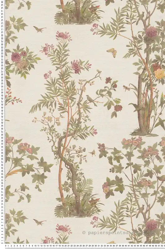 Seulement Aujourd'hui Papier peint Arbre Botanique blanc - History of Art 2 d‘AS Création Réf. AS-790433