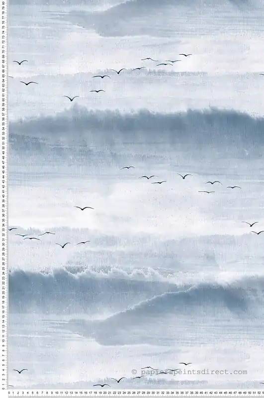 Papier peint Oiseau Envol bleu - Les Essentiels de Lutèce Réf. LTC-81627 Meilleur Choix