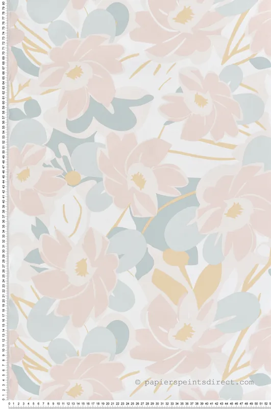 Acheter Direct Papier peint Fleuri Tropimass rose - Les Essentiels de Lutèce Réf. LTC-51244203