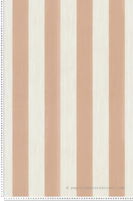 Papier peint Rayure Aqua rose chair - Les Essentiels de Lutèce Réf. LTC-11250605 Acheter En Ligne