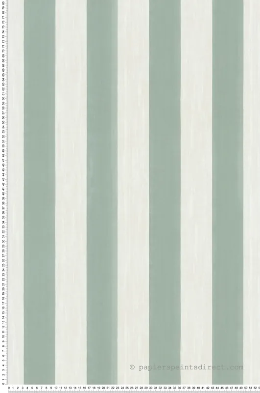 Papier peint Rayure Aqua vert doux - Les Essentiels de Lutèce Réf. LTC-11250604 Seulement Aujourd'hui