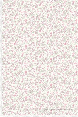 Papier peint Liberty Fleuri rose - Alice et Rose de Lutèce Réf. LTC-VI81501 Soldes
