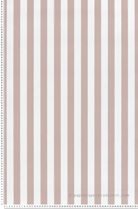 Super Prix Papier peint Rayures Classiques Fines rose poudré - Stripes & Checks de Montecolino Réf. MC-ST38454