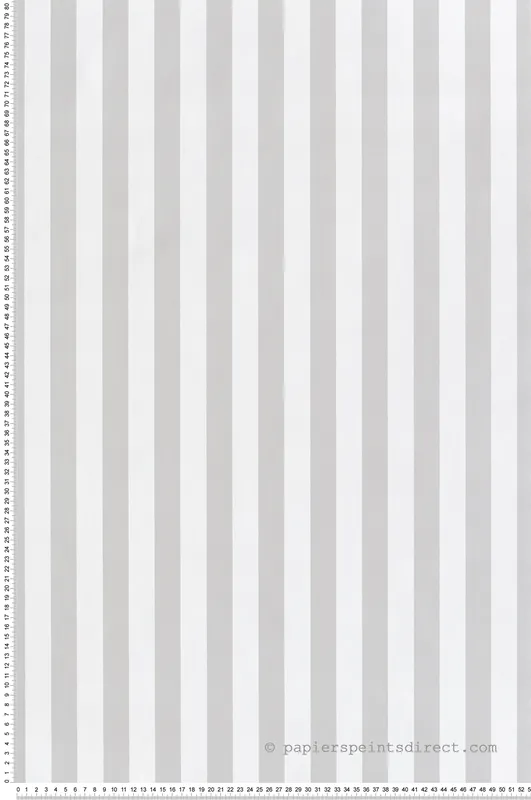 Bon Marché Papier peint Rayures Classiques Fines gris - Stripes & Checks de Montecolino Réf. MC-ST38451