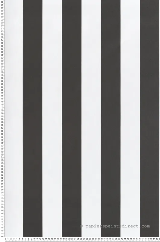 Papier peint Rayures Élégantes noir et blanc - Stripes & Checks de Montecolino Réf. MC-ST38449 Meilleure Vente
