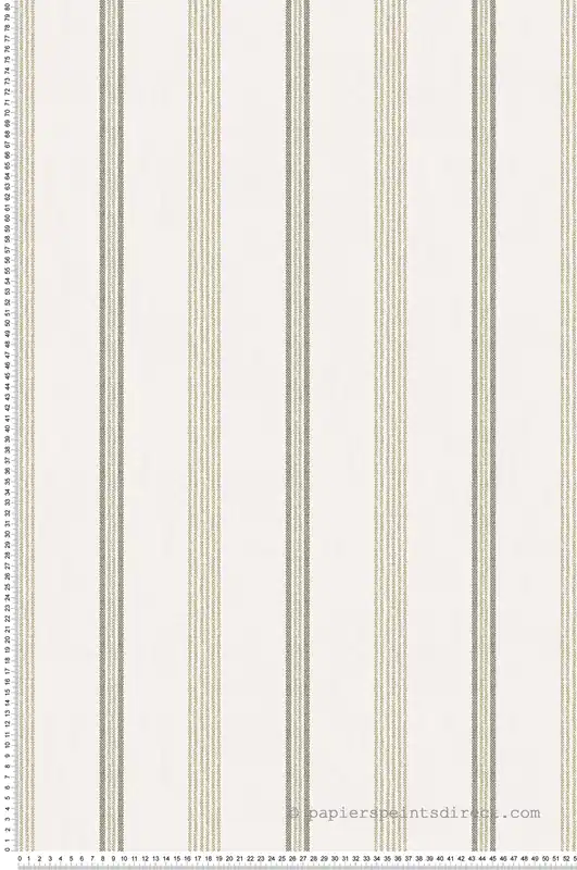 Quantité Limitée Papier peint Rayures Dentelle Vintage bleu jean - Stripes & Checks de Montecolino Réf. MC-ST38427