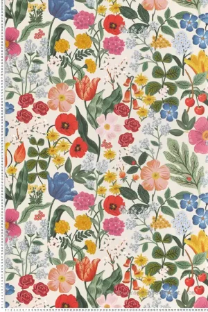 Offre Spéciale Papier peint Floral Blossom beige multicouleurs - Rifle Paper Co. 3 de York (Initiales) Réf. INI-RF7492