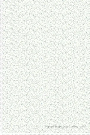 Top Vente Papier peint Petites Fleurs Cottage bleu - Alice et Rose de Lutèce Réf. LTC-VI80802
