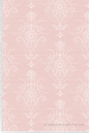 Papier peint Arabesque Baroque rose - Alice et Rose de Lutèce Réf. LTC-VI80101 Commander Vite