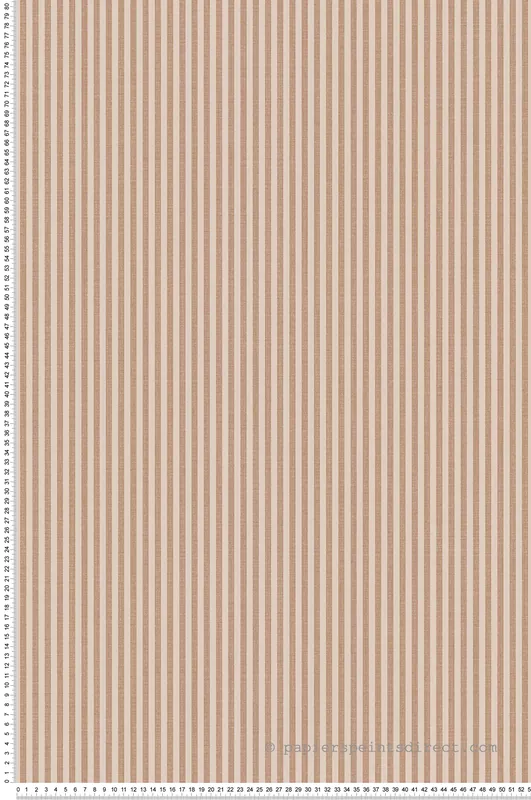 Papier peint Fines Rayures Textile terracotta - Stripes & Checks de Montecolino Réf. MC-ST38488 Acheter En Ligne