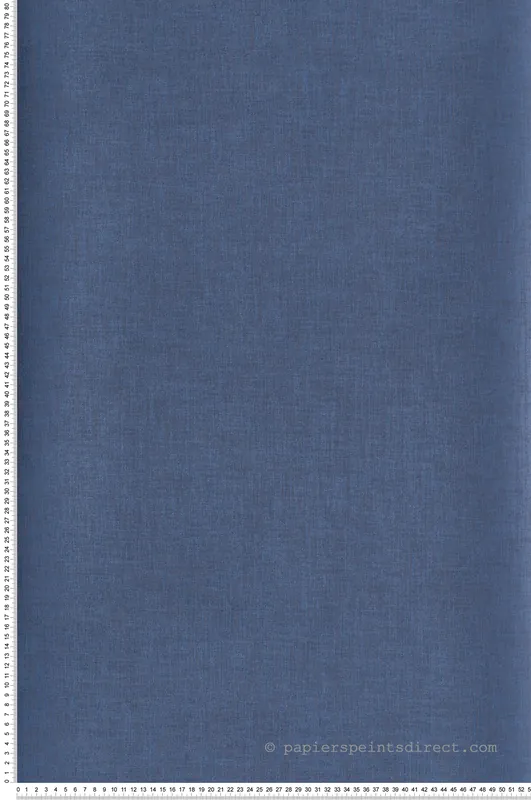 Papier peint Uni Effet Textile Raffiné bleu profond - Esterel de Montecolino Réf. MC-AN28212 Expédition Rapide