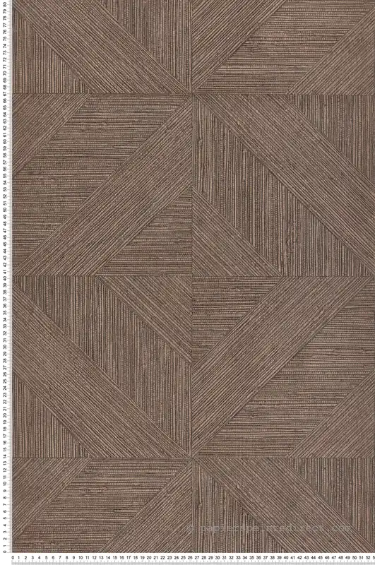 Solde Papier peint Géométrique Texturé marron - Atacama de Montecolino Réf. MC-IM28012