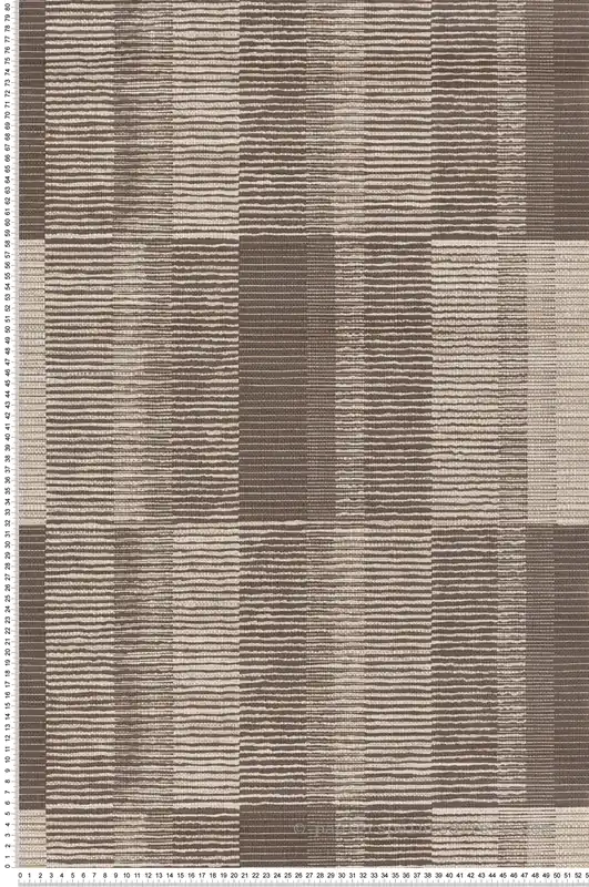 Papier peint Rayure Tissage brun beige - Atacama de Montecolino Réf. MC-IM28030 Solde
