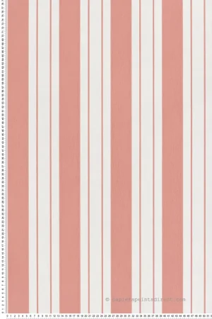 Papier peint Rayure Bateau Ligorio pamplemousse - Alberti d‘Osborne & Little Réf. OSB-W7981-07 Commande En Gros