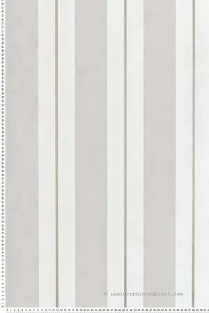Papier peint Rayure Classique Bramante gris argenté - Alberti d‘Osborne & Little Réf. OSB-W7980-07 Paiement Sécurisé
