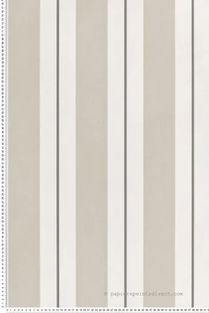 Papier peint Rayure Classique Bramante grège anthracite - Alberti d‘Osborne & Little Réf. OSB-W7980-06 Marque