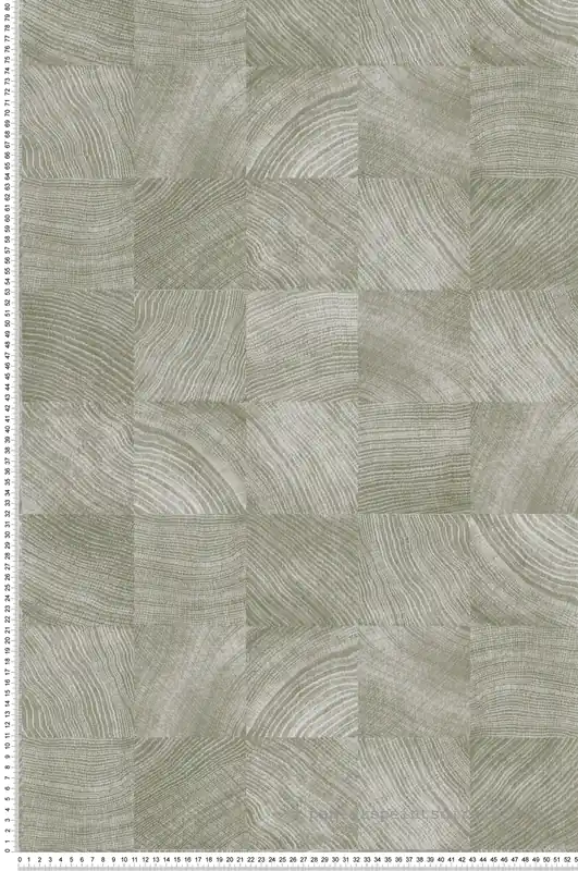 Acheter Direct Papier peint Cube de Bois vert argile - Aroma de Lutèce Réf. LTC-51252004
