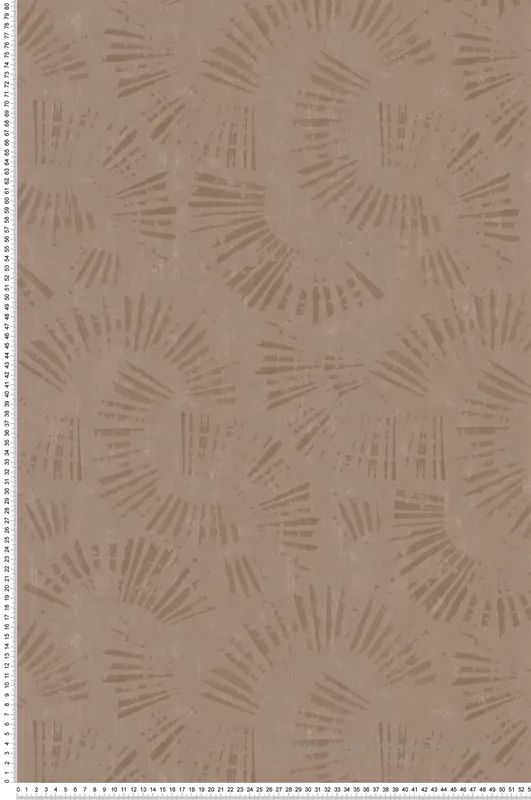 Authentique Papier peint Soleil Lueur brun rosé - Aroma de Lutèce Réf. LTC-51251918