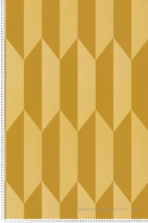 Expédié Aujourd'hui Papier peint Damier Graphique Groove doré - Cosmoliving d‘A.S. Création Réf. AS-790866