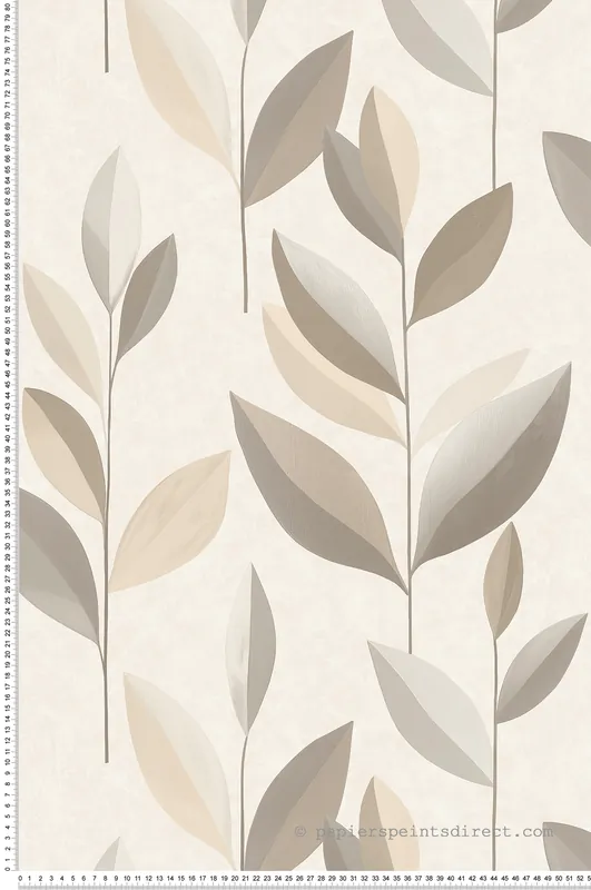 Papier peint Feuille Design beige - Vancouver de Montecolino Réf. MC-SY27551 Marque